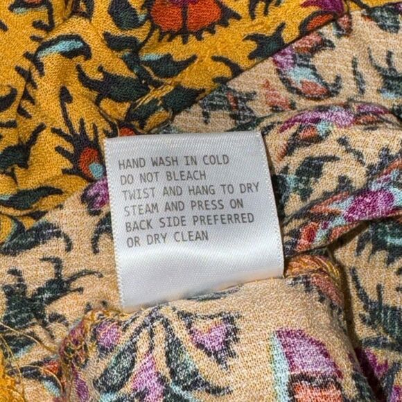 Cynthia Rowley Tunic High Neck Sleeveless Floral Size Large NWT - Picture 7 of 9